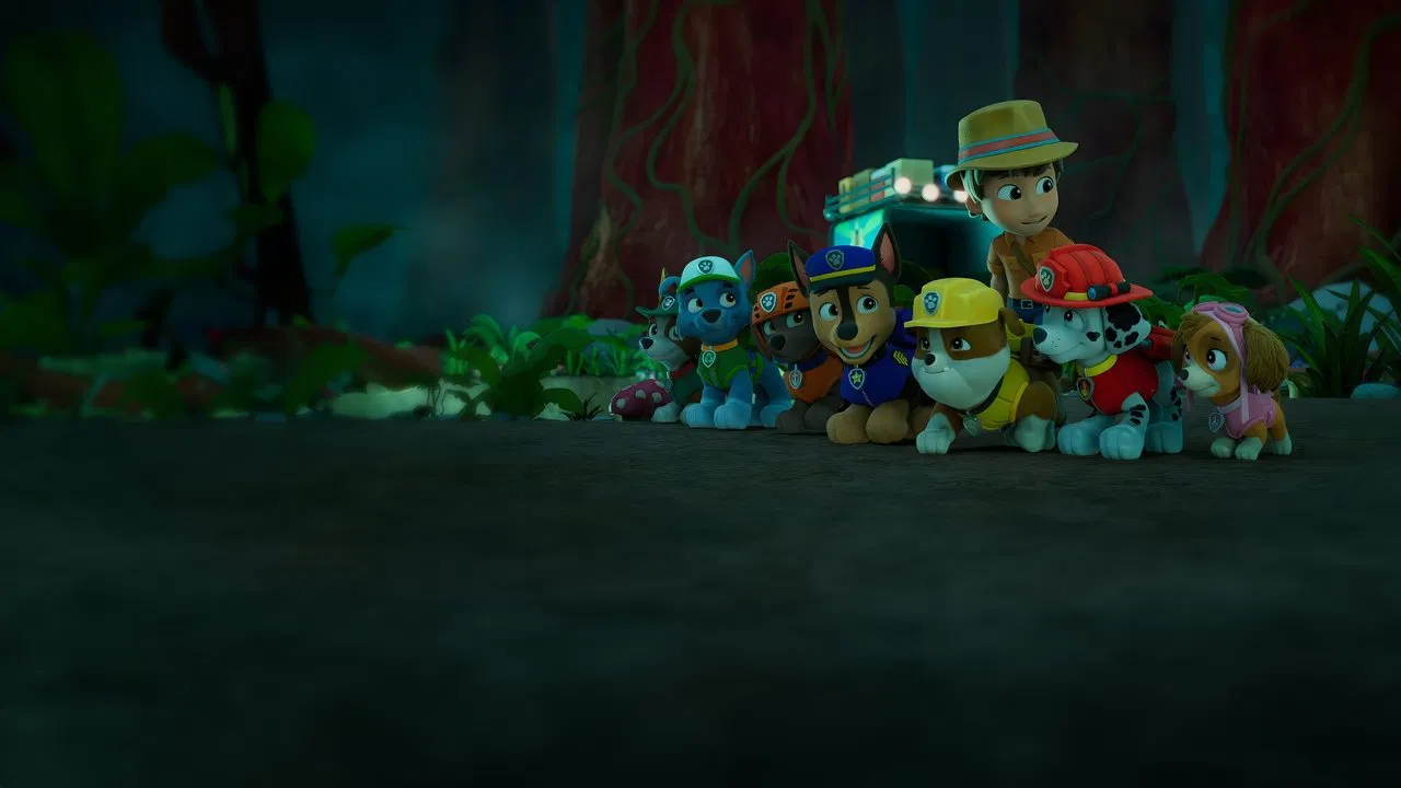 PAW PATROL, LA PAT’PATROUILLE VALIENTE : TRACKER DANS LA JUNGLE DES OMBRES