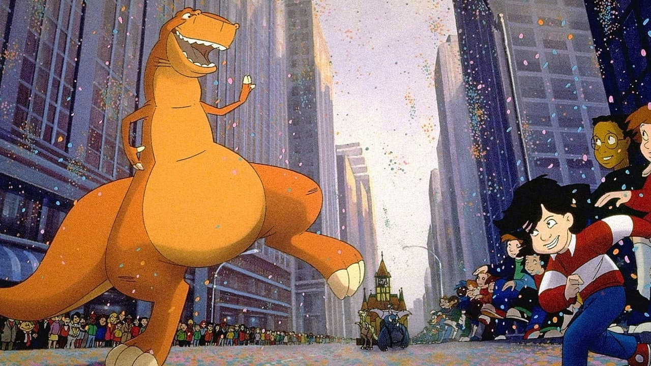 Les quatre dinosaures et le cirque magique