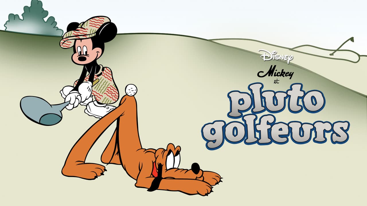 Mickey et Pluto Golfeurs