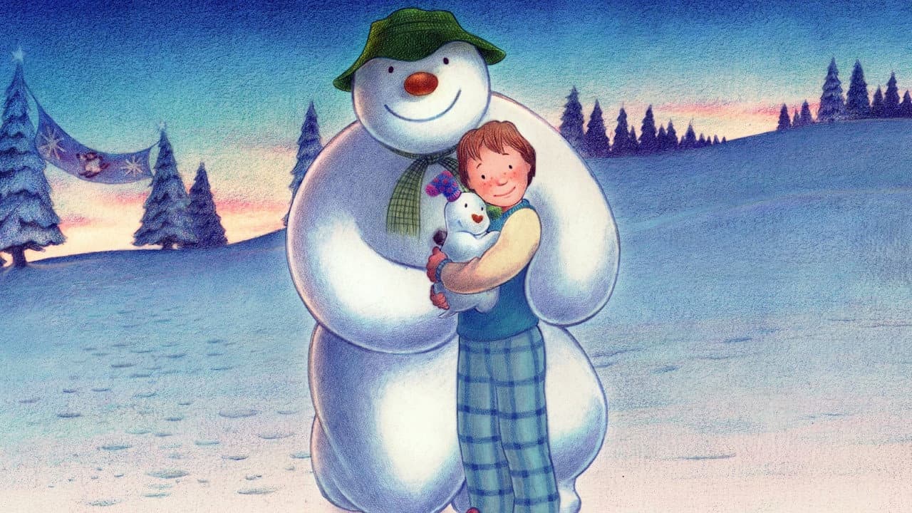 Le bonhomme de neige et le petit chien