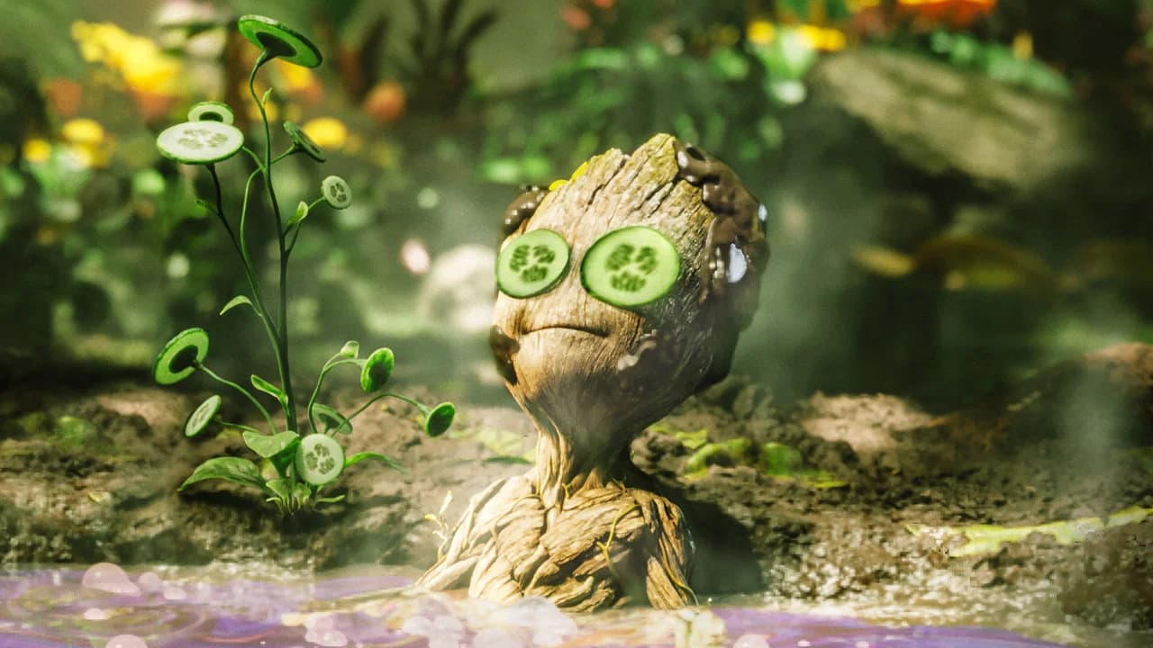 L'Instant détente de Groot