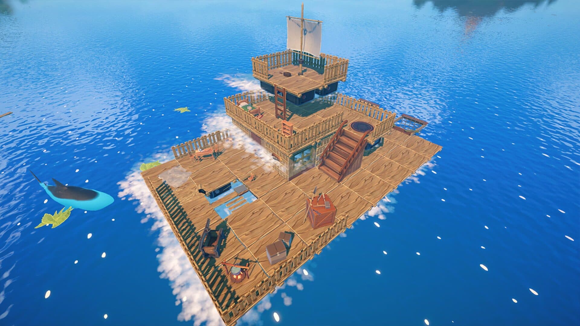 Ocean Raft Simulator & Survival