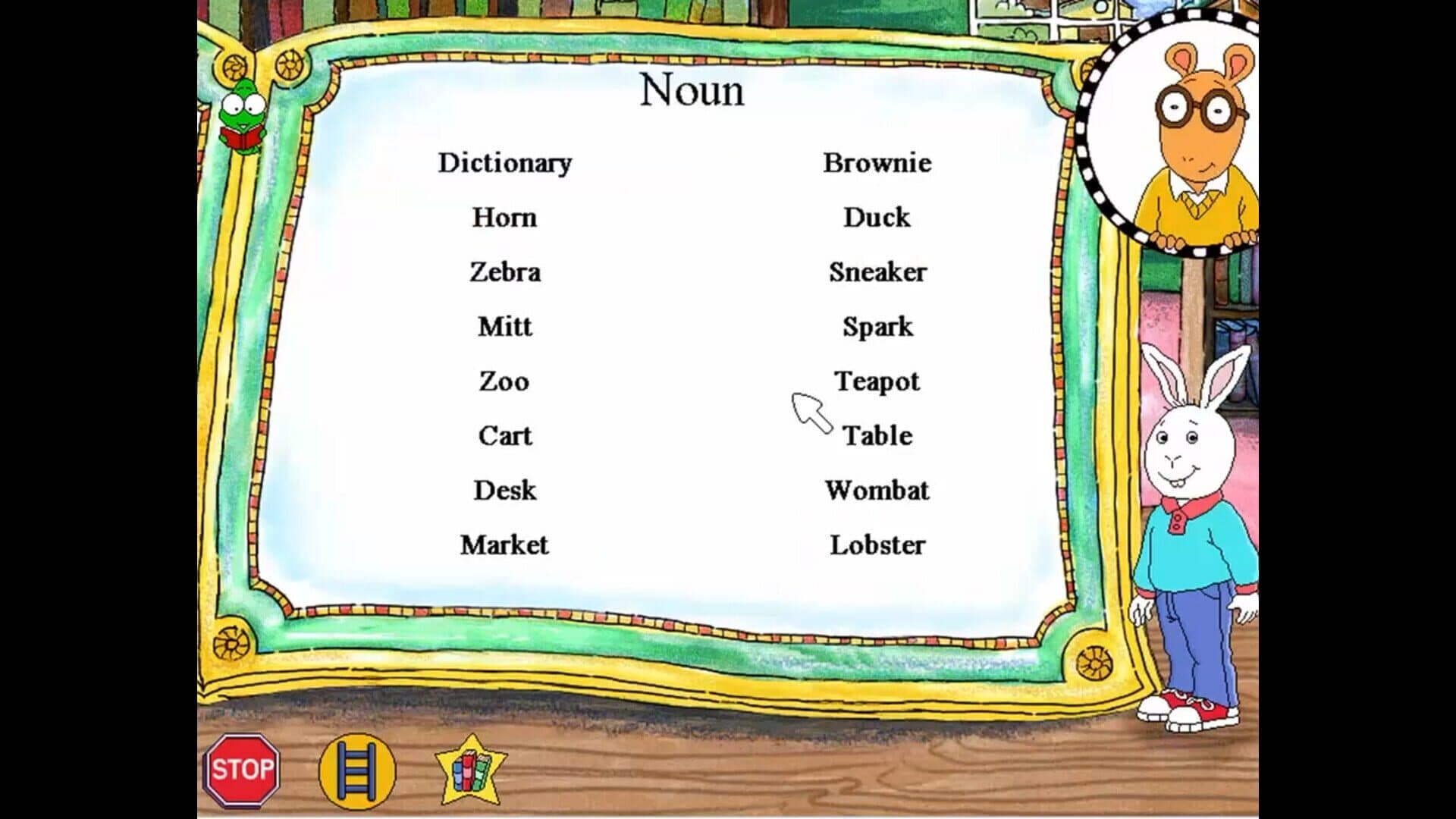 Arthur's Reading Games